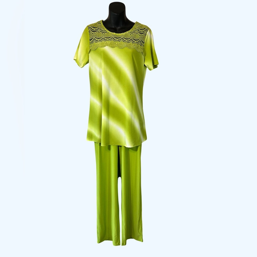Antthony Lime Green 2-Piece Lounge Set Size Small NWT